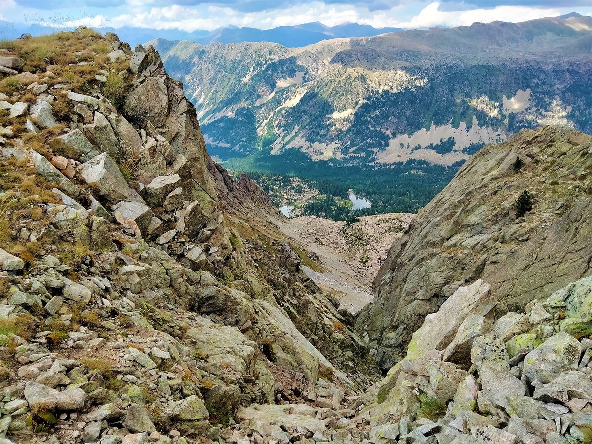 Looking down into the roadless Madriu-Perafita-Claror valley, Andorra’s UNESCO World Heritage landscape