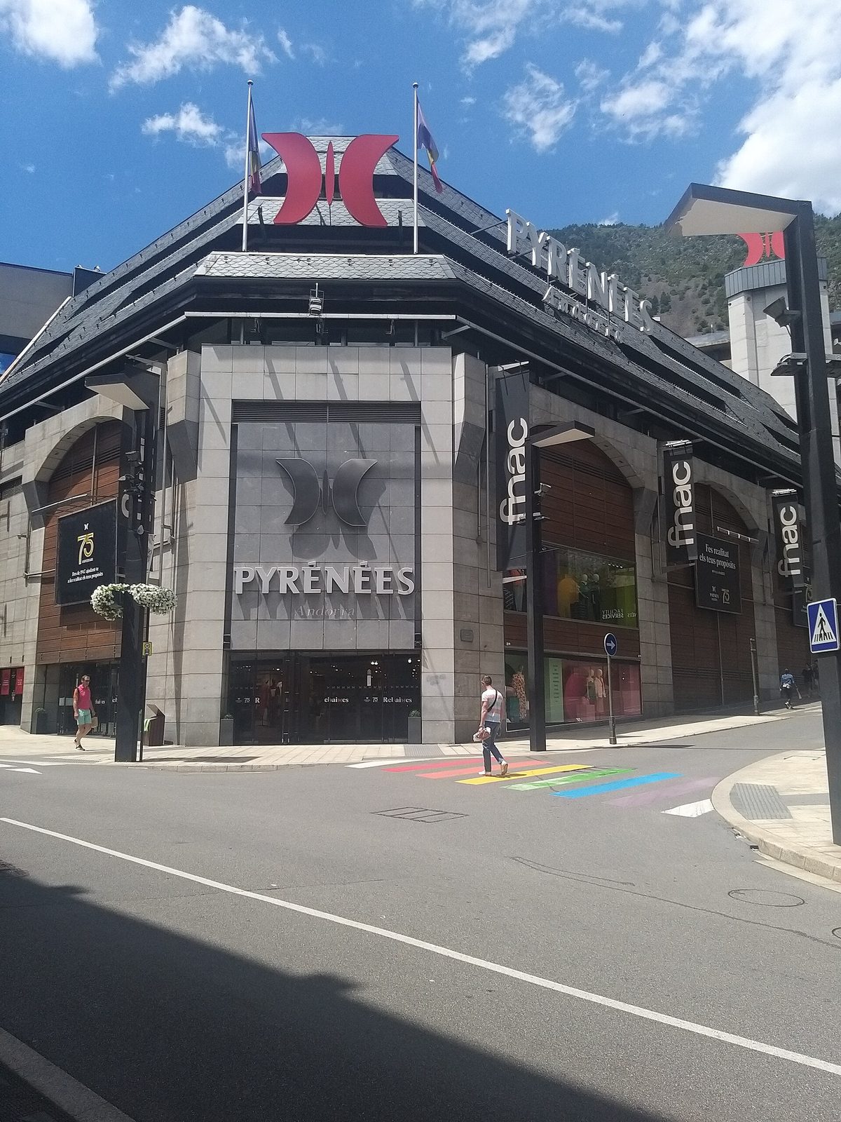 Pyrenees on Avinguda Meritxell 11 - Andorra's only true department store, fnac banners and all