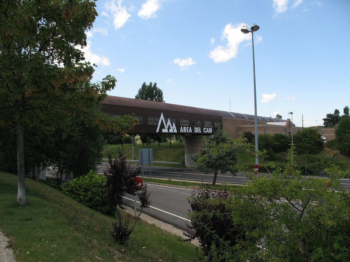 The Area del Cadi service stop on the C-16, the standard halfway break on a day trip to Andorra from Barcelona