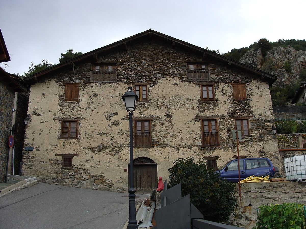 Casa Rull in Sispony, a traditional Andorran stone house in the village where Jou la Borda serves