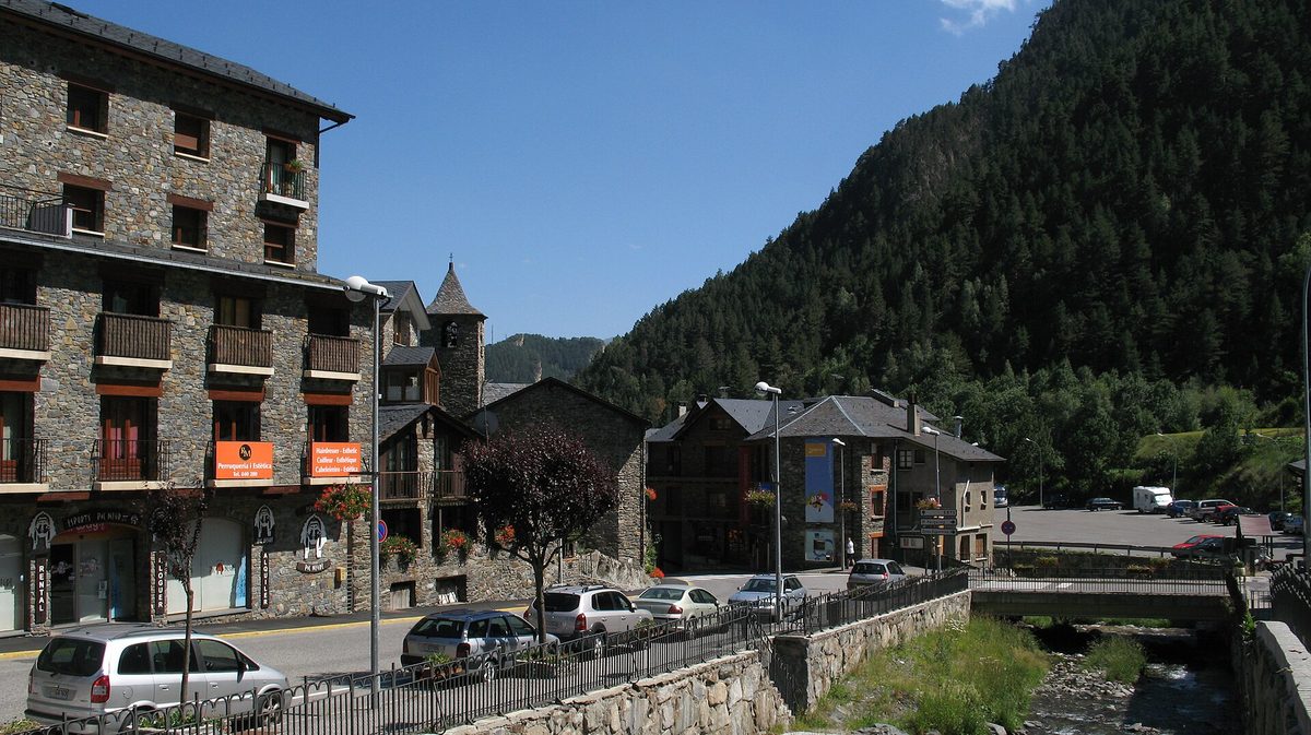 Arinsal village in summer, the budget end of Andorran ski accommodation