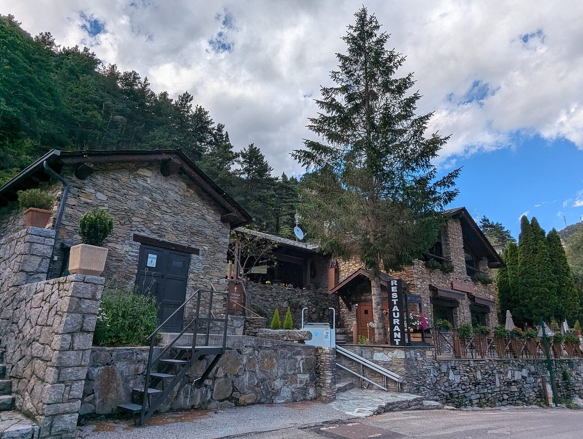 Borda Xixerella in La Massana, a converted stone barn now serving as a borda restaurant in Andorra