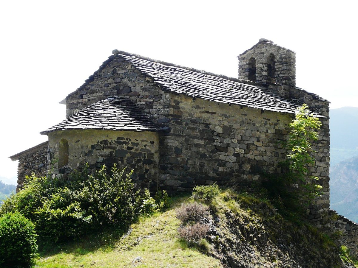 Sant Serni de Nagol, the 11th-century pre-Romanesque church above Sant Julia de Loria, Andorra